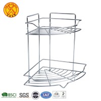 Manufacturers in china unique design bathroom accessories metal basket shampoo holder